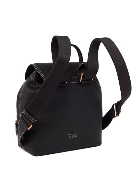 Zaino Pinko Carrie nero multitasche pelle bottalata PINKO | Zaini | 104351 A1LFZ99Q